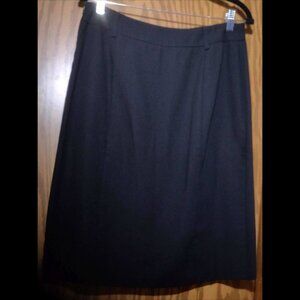 Size 12 Black Business Skirt w/ belt loops